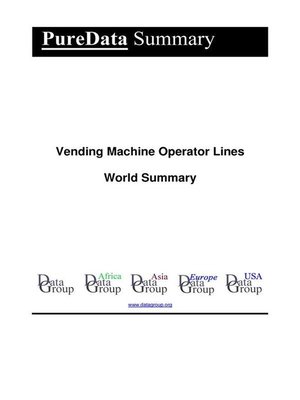 cover image of Vending Machine Operator Lines World Summary